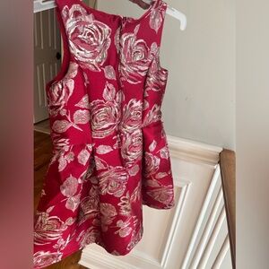 Red holiday dress for girls